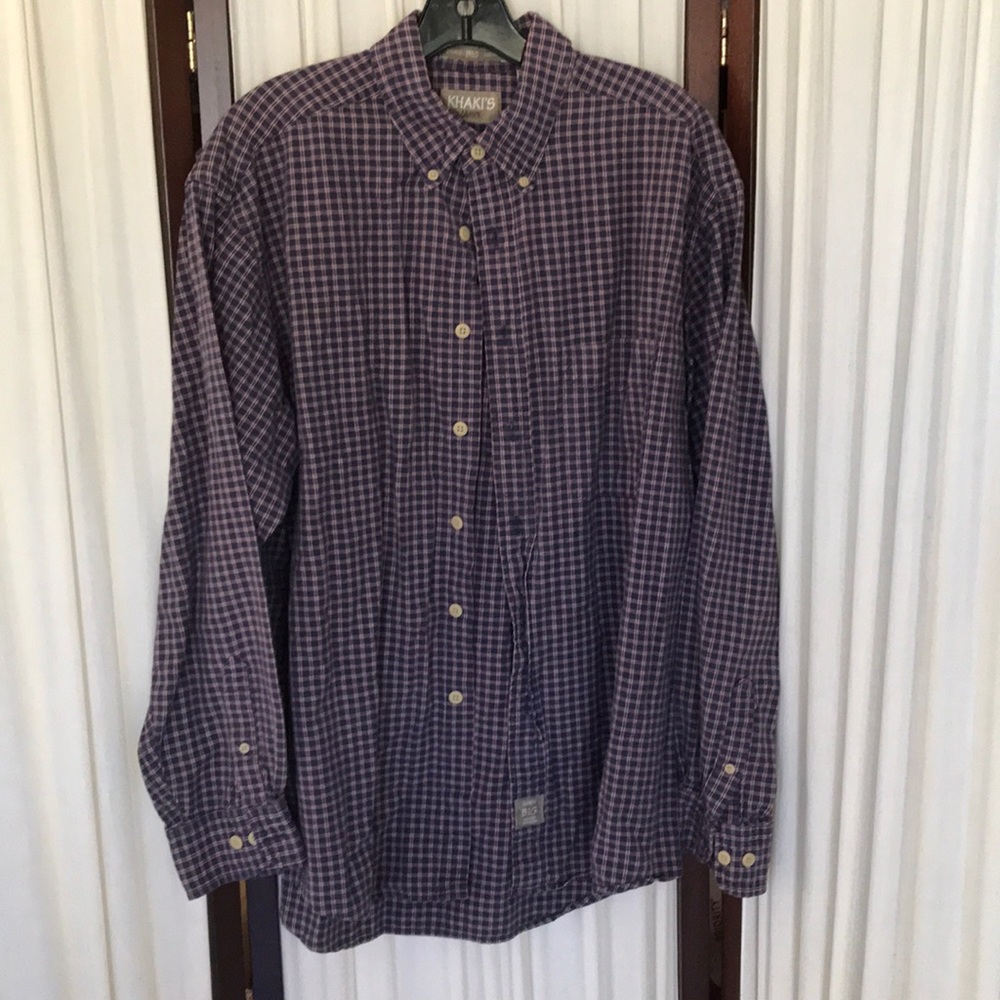 Vtg Khakis Bid Oxford by Arrow long sleeve Sz L